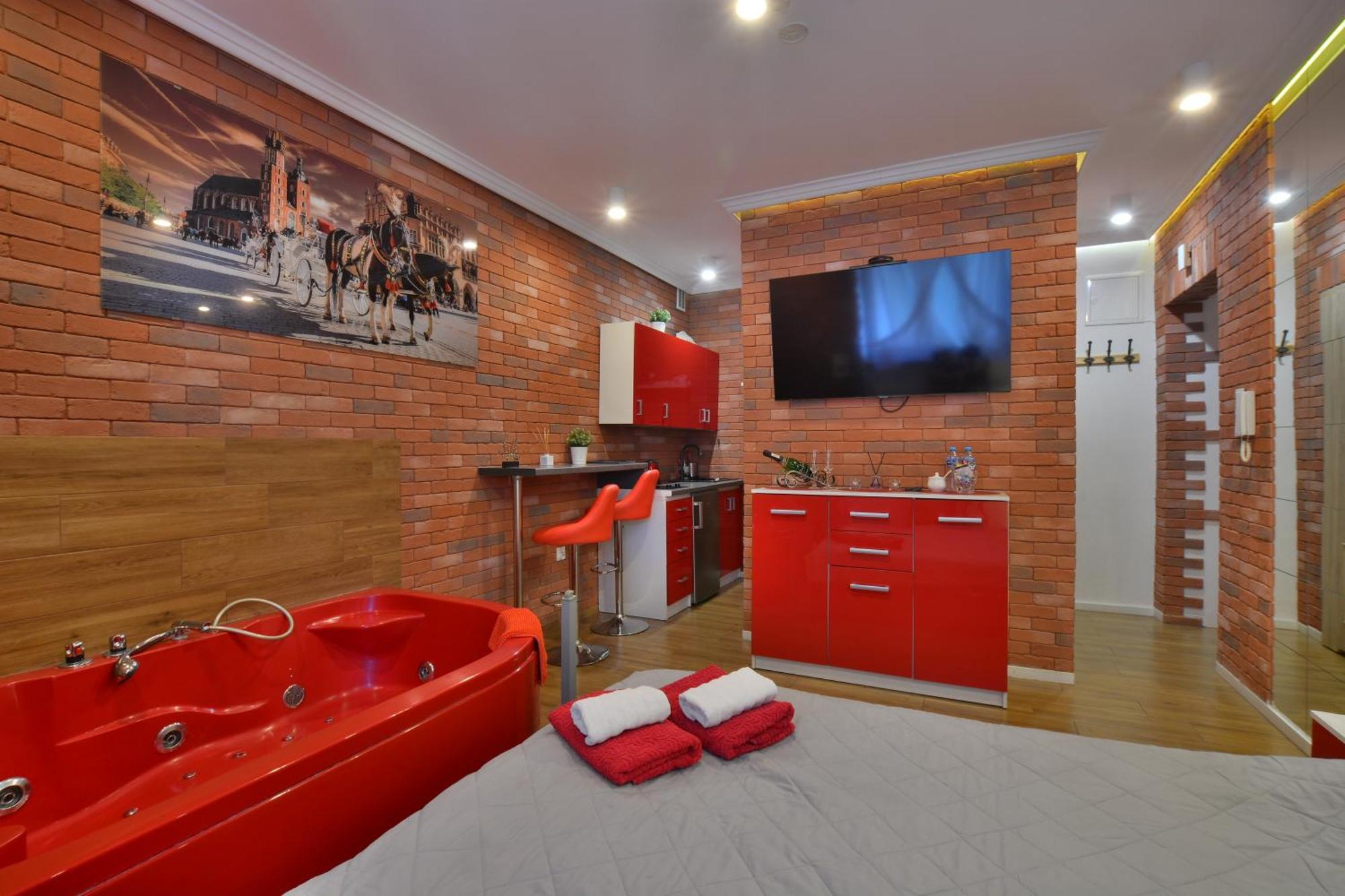 Jacuzzi Apartment Red Krakov Exteriér fotografie